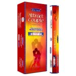Attract Couple Incense Sticks, Satya Hex Pack - 6 Boxes x 20 Sticks